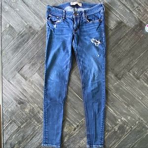 size 7r Vintage straight leg hollister jeans